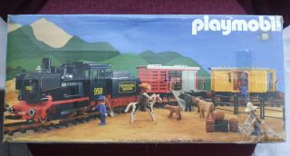 Steam Freight Train Set – Playmobil 4029 – G Scale
