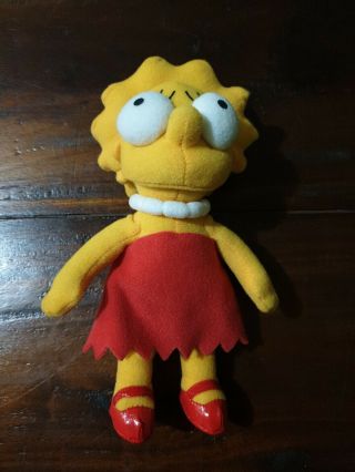 The Simpsons Lisa Applause Plush Soft Stuffed Toy Doll Fox Cartoon 2003 (a11)