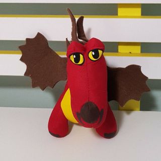 Dreamworks How To Train Your Dragon 2 Red Death Dragon Plush Toy 20cm