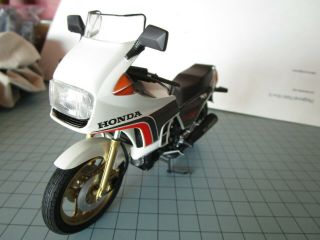 Vintage Built,  Painted Tamiya Honda Cx500 Turbo Motorcycle 1/12 Display