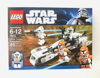 Lego Star Wars Set 7913 Clone Trooper Battle Pack Retired Factory