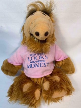 Vintage Alf Doll Tv Show 1988 Stuffed Animal Alien Productions