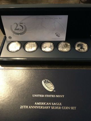 2011 American Eagle 25th Anniversary Silver Coin Set 3