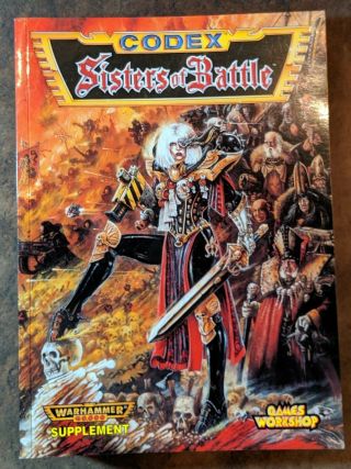 Warhammer 40k 2nd Edition Codex Sisters Of Battle (paperback,  1997) - Oop