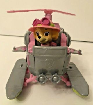Paw Patrol Jungle Rescue Sky Copter Vehicle And Pup Buddy Skye