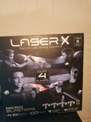 Laser X Micro Blasters 4 Players Real - Life Laser Gaming Experience