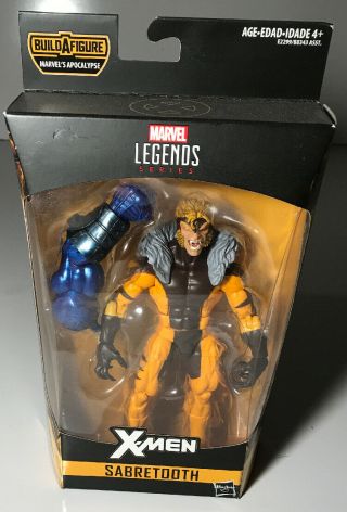 Marvel Legends Series X - Men Sabretooth Nib Build A Figure Hasbro Apocalypse