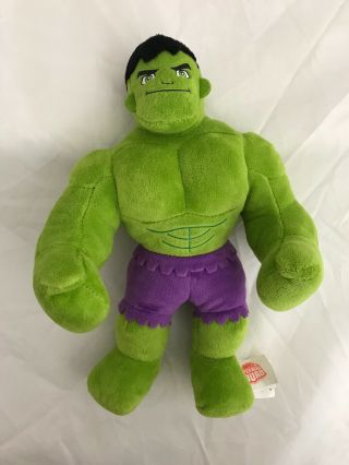 Marvel Hero Squad Green Hulk Plush Stuffed Toy 9 Inches