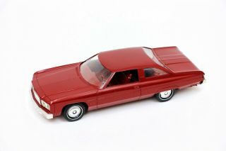 Vintage Amt Mpc 1975 Chevrolet Caprice Promo Car Maroon Red Burgundy