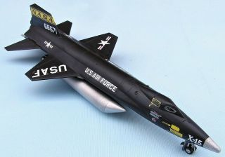 North American X - 15 Experimental,  Usaf,  1959,  Scale 1/72,  Hand - Made Plastic Model