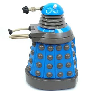 Doctor Who Dalek Figure Toy Figurine Money Box Blue