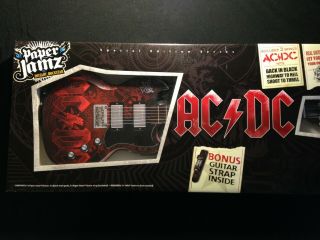 AC/DC Electronic Guitar Paper Jamz Series Special Edition by WowWee CIB 2