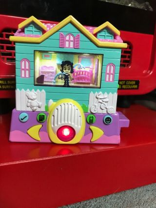Pixel Chix Babysitter House Blue / Green & Pink Mattel 2006 / 2007 Interactive