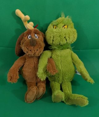 Dr.  Seuss How The Grinch Stole Christmas Grinch & Max Large Plush