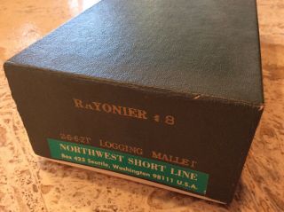 NWSL Northwest Short Line “ RAYONIER 8 “ 2 - 6 - 6 - 2T Logging Mallet Japan HO 1967 2