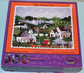 Jane Wooster Scott Swans Chesapeake Corkboard 500 Pc Jigsaw Puzzle Complete