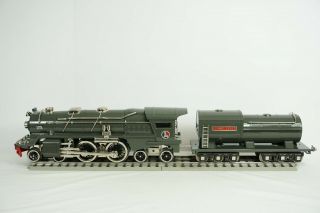 Lionel Classics Standard Gauge 2 - 400e Gunmetal Steam Engine And Tender 6 - 13108
