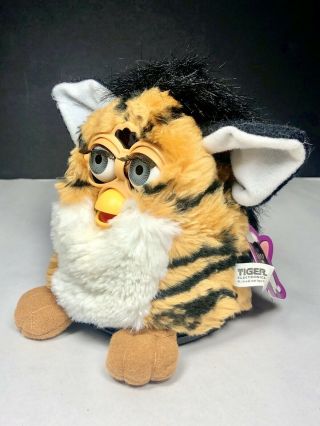 Furby Tiger Stripe - Tiger Electronic With Tag -