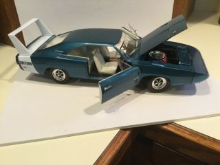 Ertl Collectibles American Muscle 1/18 Scale 1969 Dodge Charger Daytona Blue