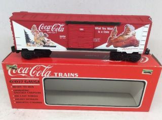 K - Line Coca - Cola 1993 Christmas Coke Boxcar K - 64474 L8404