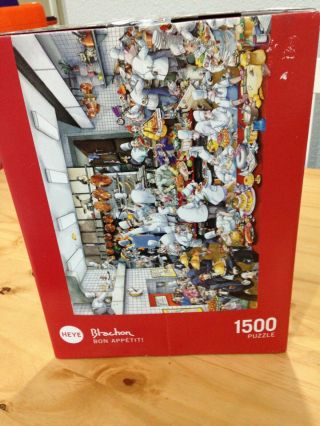 Heye 29130 - Bon Appetit - 1500 Piece Jigsaw Puzzle By Blachon With Poster
