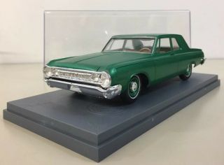 1964 Dodge Polara 2 Door Metallic Green 1/24 Plastic Model Built Detail