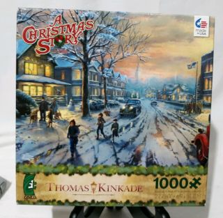 Thomas Kinkade A Christmas Story 1000 Piece Jigsaw Puzzle Ceaco Games 2013