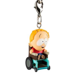 Kidrobot South Park Zipper Pull Series 2 Timmy Keychain Vinyl Figure