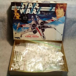 Star Wars Mpc 1 - 1914 X - Wing Fighter 1977 Authentic Complete Model Kit
