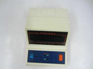 Vintage 1982 Tomy Scramble Tabletop Handheld Arcade Game Tomytronic