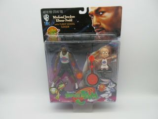 1996 Space Jam Michael Jordan Elmer Fudd 5 " Action Figures Playmates Nip