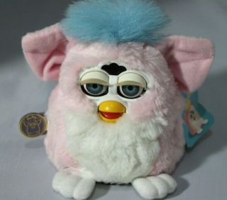 1999 Tiger Electronic Furby Babies 70 - 940 Pink And Blue -