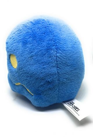 Legendary Pac - Man Plush Licensed 5” x 5” Blue Ghost.  Stuffed Soft Toy.  USA 3