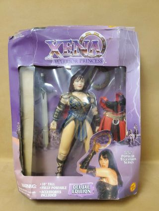 Toybiz Xena Warrior Princess Action Figure Doll 10 " Deluxe Edition Nib Flawed