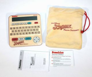Franklin Scr - 226 Electric Handheld Scrabble - The Official Players Dictionary