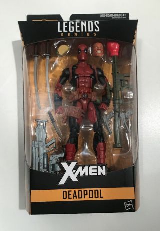 Marvel Legends 6” Deadpool Juggernaut Baf Build A Figure Wave X - Men