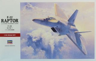 Hasegawa 1:48 F - 22 Raptor Plastic Model Kit Pt45 07245u