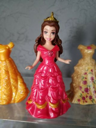 MagiClip Disney Princess Little Kingdom BELLE Beauty Magic Clip Figure dresses 3