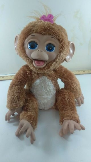 Hasbro Furreal Friends 17 " My Giggly Pet Monkey,  Cuddles Interactive