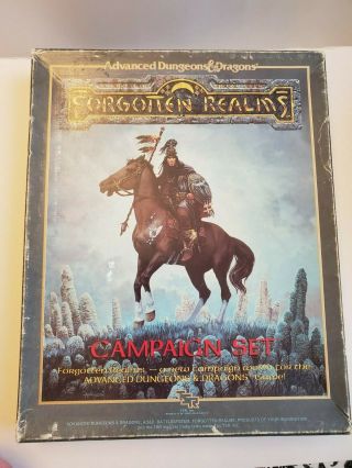 Forgotten Realms Campaign Set 1st Edition With Maps