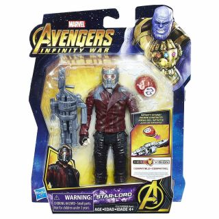 Avengers Star Lord Action Figure Infinity War Red Infinity Stone Marvel