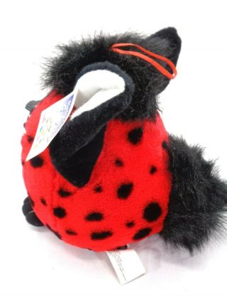 12” Tiger Furby Stuffed Toy Red W/ Black Spots Strawberry 1999 Nanco “RARE” 3