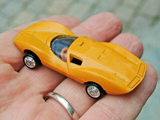 Playart 1/64th Scale Chevrolet Astro 1 Die - Cast Car,  Yellow W/ Black Interior