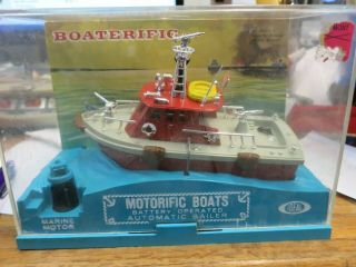 Motorific Boaterific Mighty Blaze Fire Boat 1967