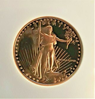 Spectacular - 1988 $25 American Gold Eagle PF70 NGC Ultra Cameo 2