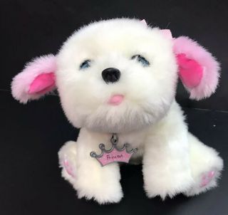 Little Live Pets Interactive Dog Pink White Plush Princess Tiara Dream Puppy Toy