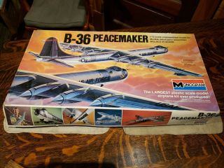 Monogram 5703 1/72 B - 36 Peacemaker Plastic Military Airplane Model Kit