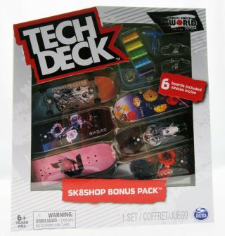 Tech Deck World Edition Limited Series Primitive Skateboard 6 Pack