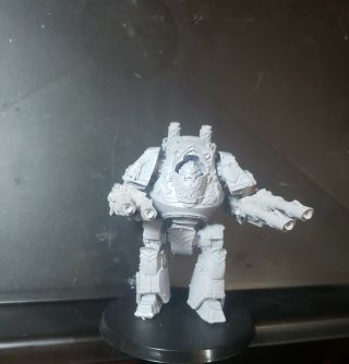 Warhammer 40k Forge World Space Marine Relic Contemptor,  With 2 Dual Lascannons