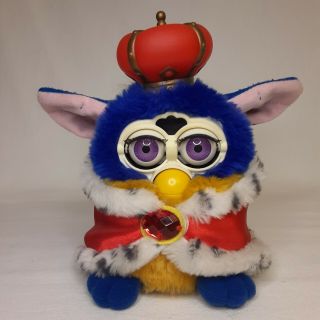 2000 Royal Furby Tiger Electronics Special Limited Edition Purple Eyes